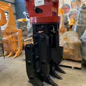 挖機旋轉抓鋼機